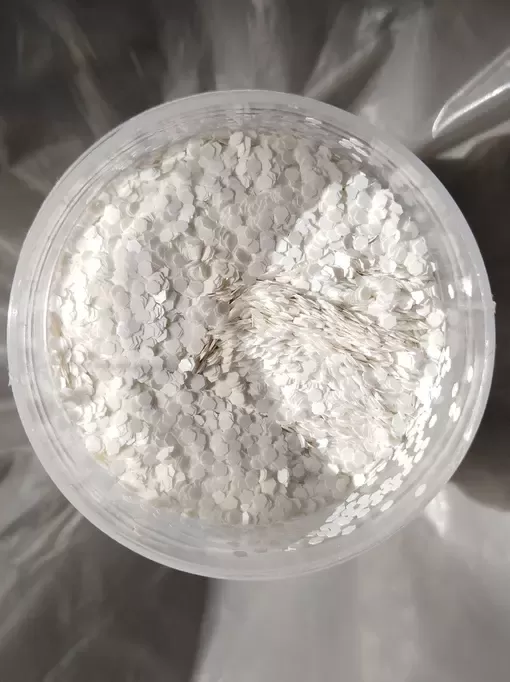 Блискітка біла 1.0 мм