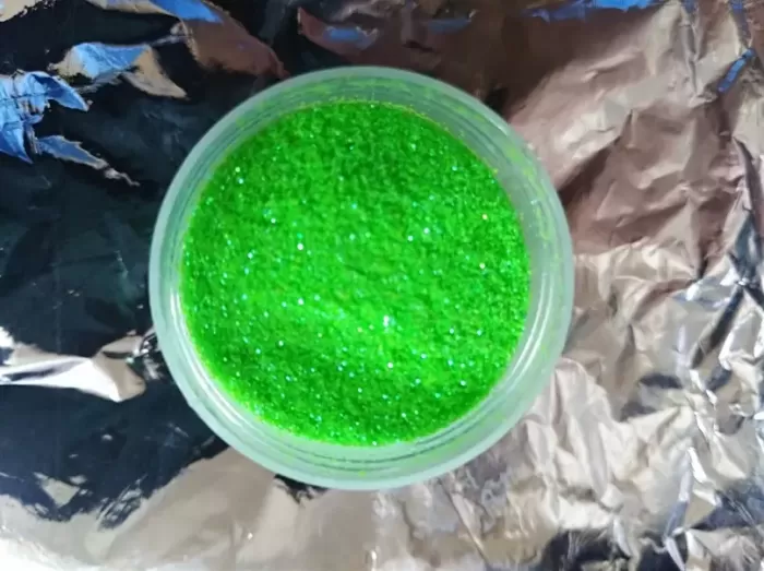Блискітка зелена UV 0,2 мм